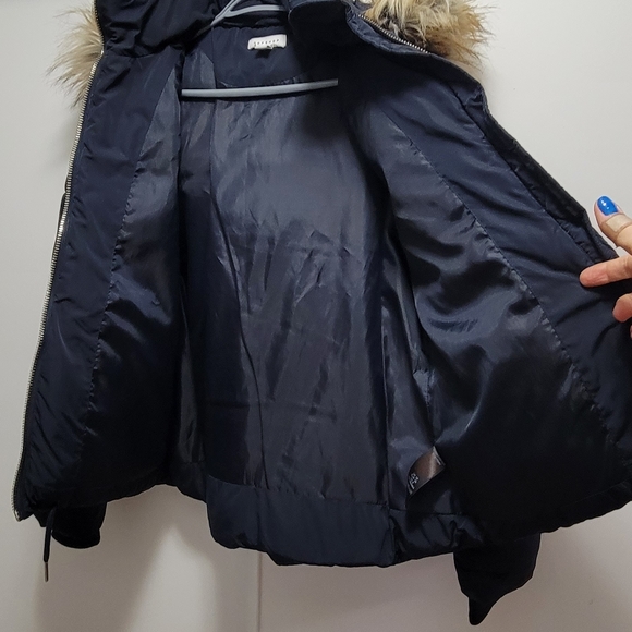 Topshop Insulated Bomber Jacket - Picture 4 of 10
